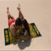 Northwest Zubaz NFL Classic Zebra Print Beach Towel, 30x60, Green Bay Packers view 2