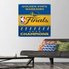 Trends International NBA Golden State Warriors - 2022 Commemorative Finals Team Logo Wall Poster, 22.37" x 34.00", Premium Poster & Push Pin Bundle view 2