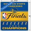 Trends International NBA Golden State Warriors - 2022 Commemorative Finals Team Logo Wall Poster, 22.37" x 34.00", Premium Poster & Push Pin Bundle view 3