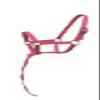 Equitem Nylon Foal Halter with Detachable 13" Catch (Dark Pink) view 1