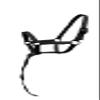 Equitem Nylon Foal Halter with Detachable 13" Catch (Black) view 1