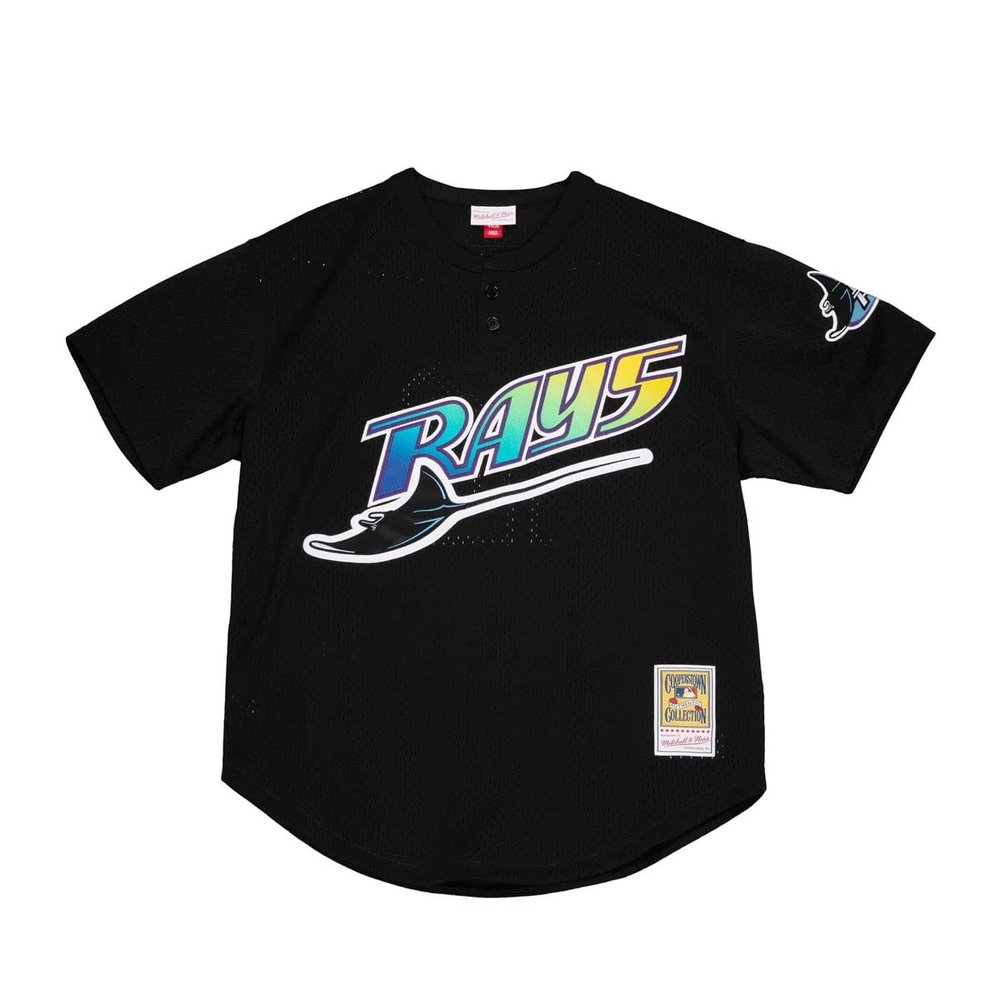Wade Boggs Tampa Bay Rays Men's 1998 Authentic Pullover Jersey (as1, alpha, 3X, regular, regular, 3X) Black