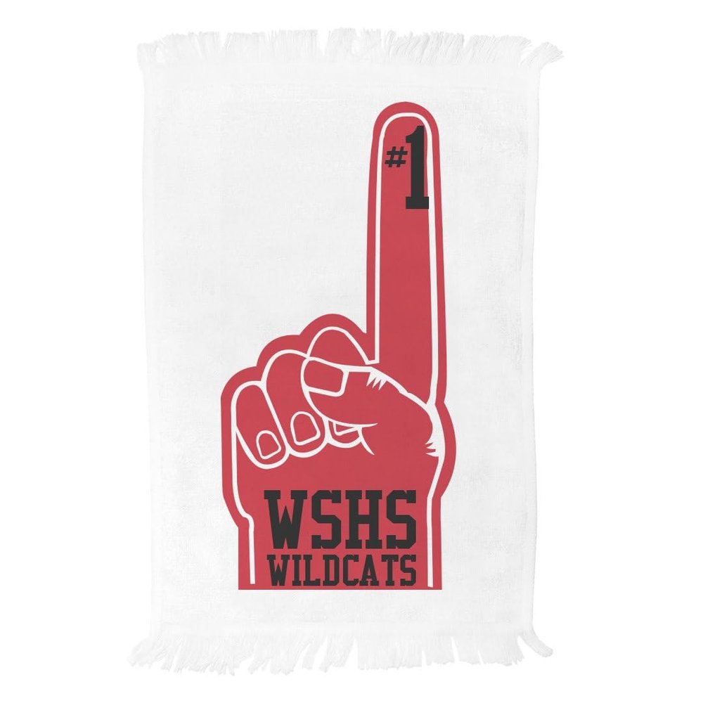 Customized Girl Fan Spirit Towel: Fringed Spirit Towel