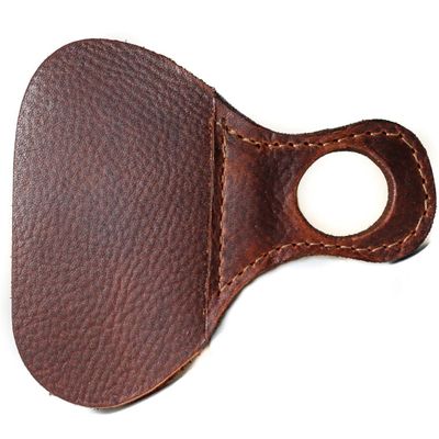 Shatterproof Archery Archery Tab | Large, YES Tab Tab | 3 Under tab | Traditional Finger Tab | Finger Guard | Finger Protector | Chrome Tan Leather