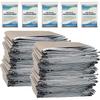 NOVAMEDIC Emergency Mylar Foil Thermal Blankets - Pack of 200, 84"x52", Individually Wrapped, Waterproof Survival Blanket for Camping, Outdoors, First Aid Kit & Travel, Lightweight & Compact, Silver view 1