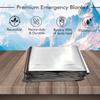 NOVAMEDIC Emergency Mylar Foil Thermal Blankets - Pack of 200, 84"x52", Individually Wrapped, Waterproof Survival Blanket for Camping, Outdoors, First Aid Kit & Travel, Lightweight & Compact, Silver view 4