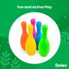 Boley Kids Bowling Set - 12 Piece Toddler Bowling Game - Indoor Outdoor Lawn Bowling Kit for Children - Lightweight, Safe, Family Play Set - Ideal Toy for Preschoolers, Garden Games, Party Fun view 3