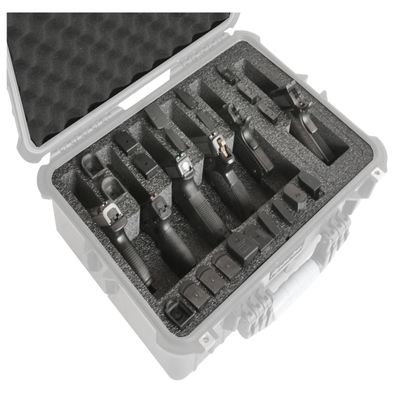 Case Club Foam Only to Fit Apache 4800 (Harbor Freight) - 6 Pistol Foam Set (6 Pistol)