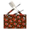 Northwest Offically Licensed Cleveland Browns NFL 3 Piece BBQ Grill Set - Spatula, Tongs and Towel, Scatter Print view 1