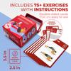 Abs and Core Exercise Cards  75+ Workout Cards to Help Build Core Strength, Stability, Outdoor, Work from Home Fitness Workout view 3