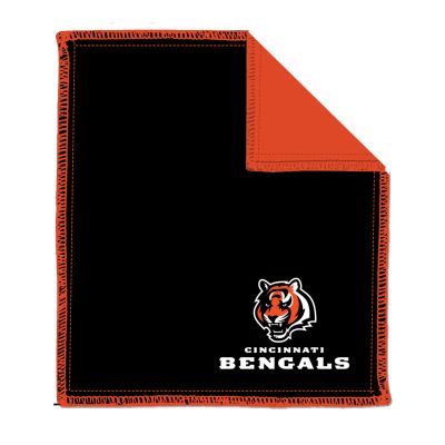 KR Strikeforce Officially Cincinnati Bengals Licensed NFL Logo Bowling Ball Shammy Cleaning Pad Available in Select Teams (Cincinati Bengals)
