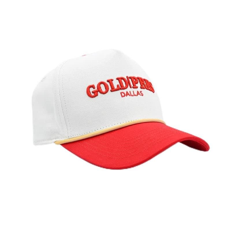 GOLD PRESIDENTS, Gold Pres Dallas Classic Snapback White/Red