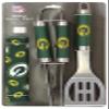Northwest Offically Licensed Green Bay Packers NFL 3 Piece BBQ Grill Set - Spatula, Tongs and Towel, Scatter Print view 3