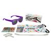 ROSHAMBO Unbreakable Baby Sunglasses with Strap BPA-free  Girls Boys 0-24 months Infants  Polarized Lens, Assembled in USA, Daphne (Violet) view 2