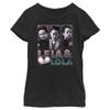 STAR WARS Girl's OBI-Wan Kenobi The Princess and The Droid T-Shirt - Black - Large view 1