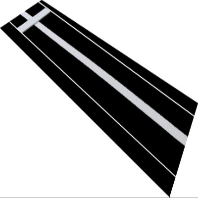 Premium Artificial Grass Synthetic Turf 10 Feet X 3 Feet Black Softball Pitching Mat or Baseball Pitching Tools Training Aid Practice Drill Mat Use Indoor or Outdoor with 5mm Foam and Rubber Mound