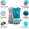 JEELAD Running Hydration Vest Hydration Backpack for Marathon Jogging Biking Cycling Running view 3