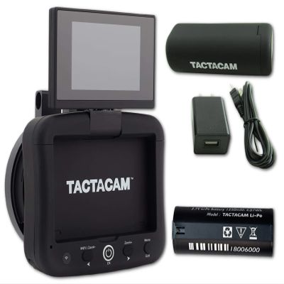 TACTACAM Outdoor Spotter LR with 4K View and Recording for Spotting Scopes (Hunt More Combo)