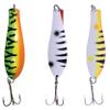 Doctor Spoons Orginal Fishing Lures 3 Pack - Made in USA - Saltwater & Freshwater - Premium Eagle Claw Hook - Walleye, Bass, Northern, Pike, Salmon, Trout, Striper & More - Casting, Jigging, Trolling view 1