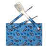 Northwest Offically Licensed Tennessee Titans NFL 3 Piece BBQ Grill Set - Spatula, Tongs and Towel, Scatter Print