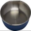Nordisk 119019 Outdoor Camping Plate, Stainless Steel, Galaxy Blue view 1