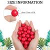 Civaner 150 x 68/61 Caliber Projectiles for Defense and Practice Reusable 68 Breaker Paintballs Solid Plastic Nylon Projectiles(Red,68 Caliber) view 2