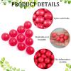 Civaner 150 x 68/61 Caliber Projectiles for Defense and Practice Reusable 68 Breaker Paintballs Solid Plastic Nylon Projectiles(Red,68 Caliber) view 3
