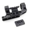 HATSEN 30MM Scope Mount, 1.93 Cantilever Double Ring Scope Mount with Red Dot Sight Mount (Black) view 2