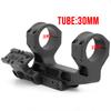 HATSEN 30MM Scope Mount, 1.93 Cantilever Double Ring Scope Mount with Red Dot Sight Mount (Black) view 4