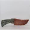 Brown Goldstone/Sandstone Flint Knapped Pressure Flaked Fantasy Blade Point Cosplay/Wiccan/Mayan Eccentric Energy Wand Hafted On Polished Ruby Zozite Handle; Crushed Pytite view 4
