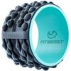 FitBeast Back Roller, Back Wheel Foam Roller - Targeted Muscle Roller for Deep Tissue Massage, Back Stretcher (12'', Blue) view 1
