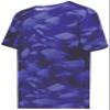 Holloway Men's Stock Cotton-Touch Poly Tee, Purple Glacier Print, Small view 1