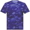 Holloway Men's Stock Cotton-Touch Poly Tee, Purple Glacier Print, Small view 2