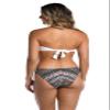 AMAVI womens Twist Bandeau Swimsuit Bikini Top, White, Large US view 2