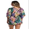 AMAVI womens Neck Tunic Swimsuit Swimwear Cover Up, Multi, Large US view 2