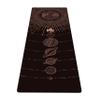 nuveti Yoga Mat Print Extra Thick TPE Non Slip Fitness Exercise Mat with Carrying Bag,72"x24" Extra Thick 6MM Exercise & Workout Mat for Yoga, Pilates Fitness and Floor Exercises view 1