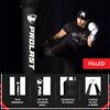 PROLAST Heavy Punching Kicking Bag for Adults, Boxing, MMA, Martial Arts, Muay Thai, Strength Training Equipment, Filled, 6ft, 150 lbs, Special Edition Logo, All Black view 3