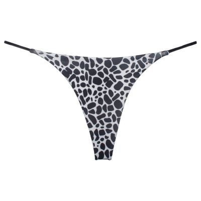 Agoky Women's Cheeky Thong Brazilian Low Rise T-Back Thongs Bikini Bottoms Underwear Dot X-Large