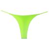 Alvivi Womens Low Rise Thong Beach Bottoms Tanga Bikini Lingerie T-Back Underwear Fluorescent Green Small view 1