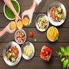 Stainless Steel Bowl Set Kit Polished Stainless Steel Dishes Set| Tableware| Dinnerware| Camping| Buffet| Includes - Cups | Plates| Bowls| Cutlery| Comes in Bags view 4