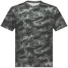 Holloway Men's Stock Cotton-Touch Poly Tee, Graphite Shockwave Print, Medium view 2