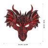 Toddmomy Halloween Dragon Masks Dragon Head Masks Cosplay Red Halloween Party for Cosplay view 3