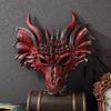 Toddmomy Halloween Dragon Masks Dragon Head Masks Cosplay Red Halloween Party for Cosplay view 4