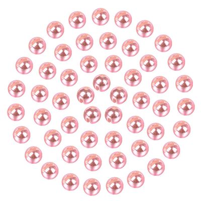 MUUNN 150pcs Tungsten Slotted Beads for Fly Tying, Sink Deeper and Faster 12 Colors/13 Sizes Slotted Tungsten Beads Fly Tying Beads Head Fly Tying Materials(Metallic Pink,3.3mm)