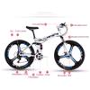 Folding Bikemountain Bicycle Adult 26 Inch 21/24/27 Speed Shock Dual Disc Brakes Student Bicycle Assault Bike Folding Car,A-27Speed view 3
