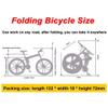 Folding Bikemountain Bicycle Adult 26 Inch 21/24/27 Speed Shock Dual Disc Brakes Student Bicycle Assault Bike Folding Car,A-27Speed view 4