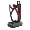 Lightweight Road Bicycle Water Bottle Cage,with Storage Tools Box,Multi Function Water Cup Holder for Mountain Bike MTB Cycling Equipment, Black Red view 2