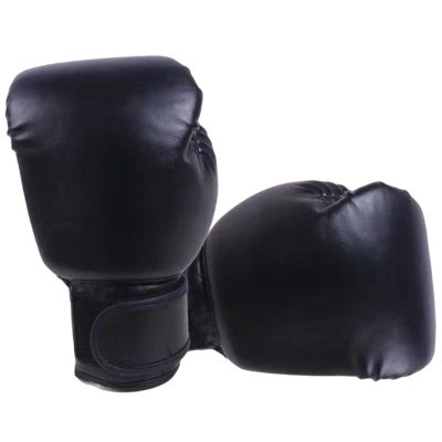 B Baosity Adult Children Boxing Gloves Boxing Training Gloves Mesh Breathable Sparring Kickboxing Gloves, Black Kid