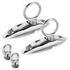 Fender Hanger 316 Stainless Steel Quick Release Fender Hanger,Fender Hangers use for pontoon boat,Bimini Top Deck Hinge,Quick Release Hinge ,Marine Hardware Accessories,Include Screws, Pack of 2 view 1