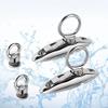 Fender Hanger 316 Stainless Steel Quick Release Fender Hanger,Fender Hangers use for pontoon boat,Bimini Top Deck Hinge,Quick Release Hinge ,Marine Hardware Accessories,Include Screws, Pack of 2 view 3